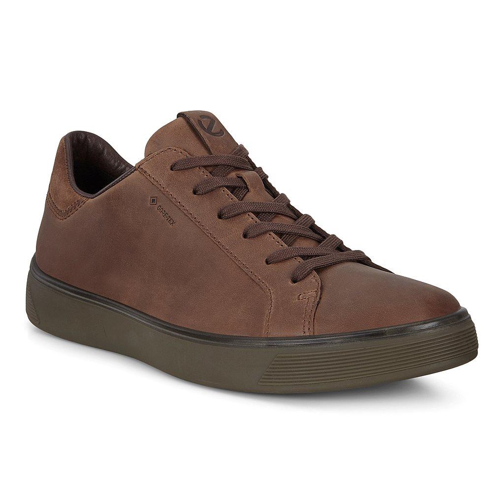 Gore-Tex Ecco Street Tray Homme Marron 4078-URCWY